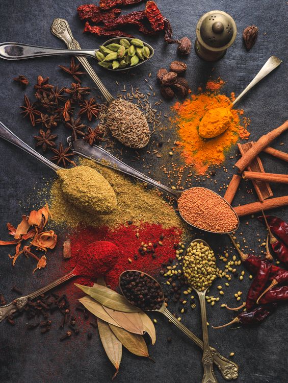 Kitchen Essentials - Indian spices and powders