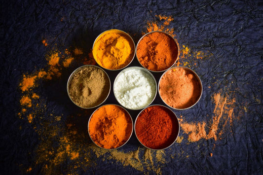 Kitchen Essentials Combo Pack - vibrant assortment of Indian spice powders